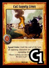 Cut Supply Lines - Foil